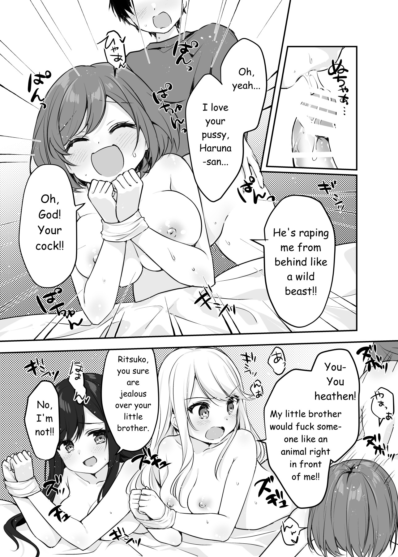 Hentai Manga Comic-The Tables Were Turned When I Tried to Rape my Sister and Her Friends While They Were Asleep-Read-55